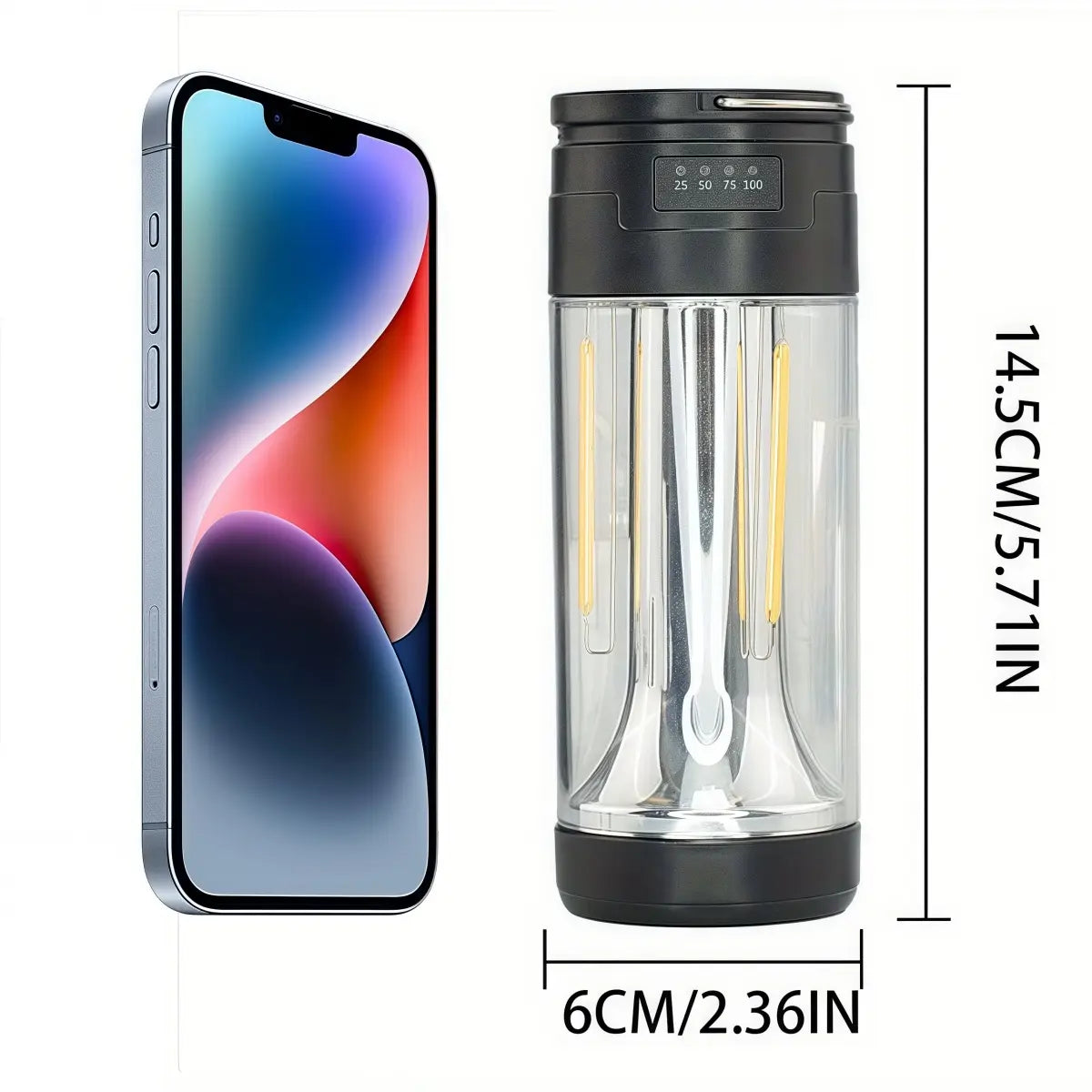 High Lumen Super Bright Magnetic Camping Lantern Handheld Rechargeable Flashlight with 4 Lighting Modes COB Side Light USB-C Charging Digital Display Portable Camping Lantern Long-Lasting Power for Outdoor Camping Hiking Labor Day Sale Sale Ends Soon Camp