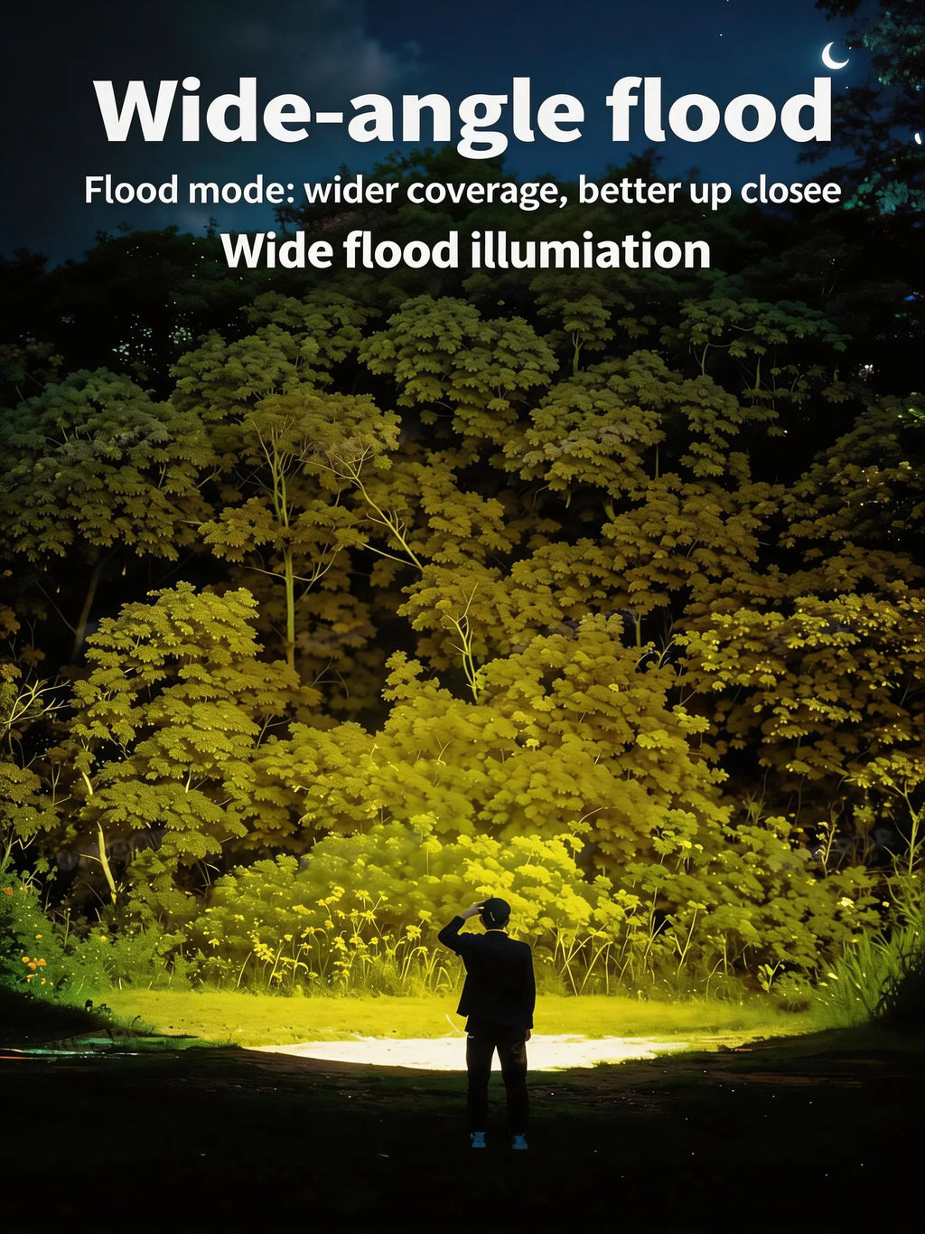 High Bright LED Headlamp, 5-Color Modes Rechargeable Headlight with Motion Sensor, 1000M Long Beam & Twist to Zoom Waterproof Torch for Night Fishing Camping Hiking Repair