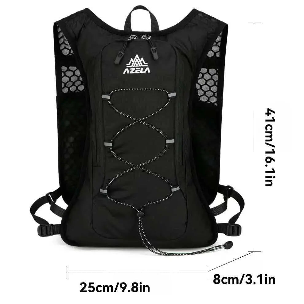 Azela Unisex Running Vest with 1.5L Hydration Pack, Lightweight Moisture-Wicking, Ideal for Hiking, Trail Running, Skiing, Camping, Biking, Marathons