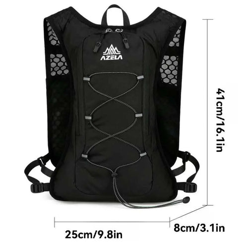 Azela Unisex Running Vest with 1.5L Hydration Pack, Lightweight Moisture-Wicking, Ideal for Hiking, Trail Running, Skiing, Camping, Biking, Marathons