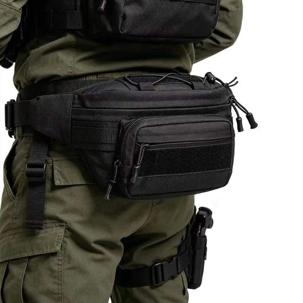Molle Waist Bag, Lightweight Crossbody Phone Pouch, Durable Outdoor Hiking, Outdoor Sports Bag, Multi-Functional Shoulder Bag, Camping Cycling Backpack