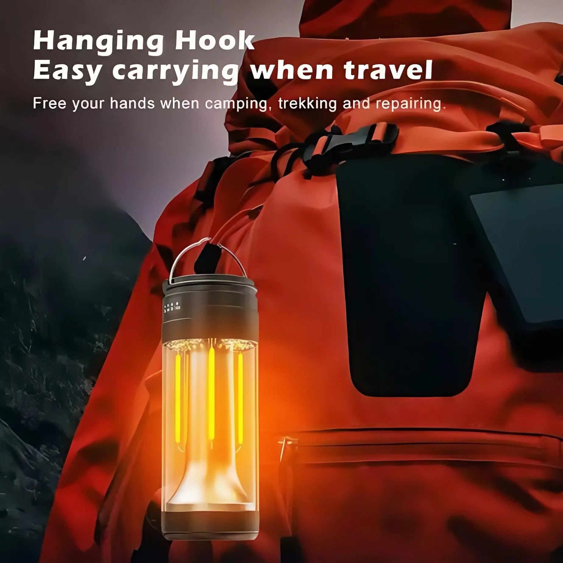 High Lumen Super Bright Magnetic Camping Lantern Handheld Rechargeable Flashlight with 4 Lighting Modes COB Side Light USB-C Charging Digital Display Portable Camping Lantern Long-Lasting Power for Outdoor Camping Hiking Labor Day Sale Sale Ends Soon Camp