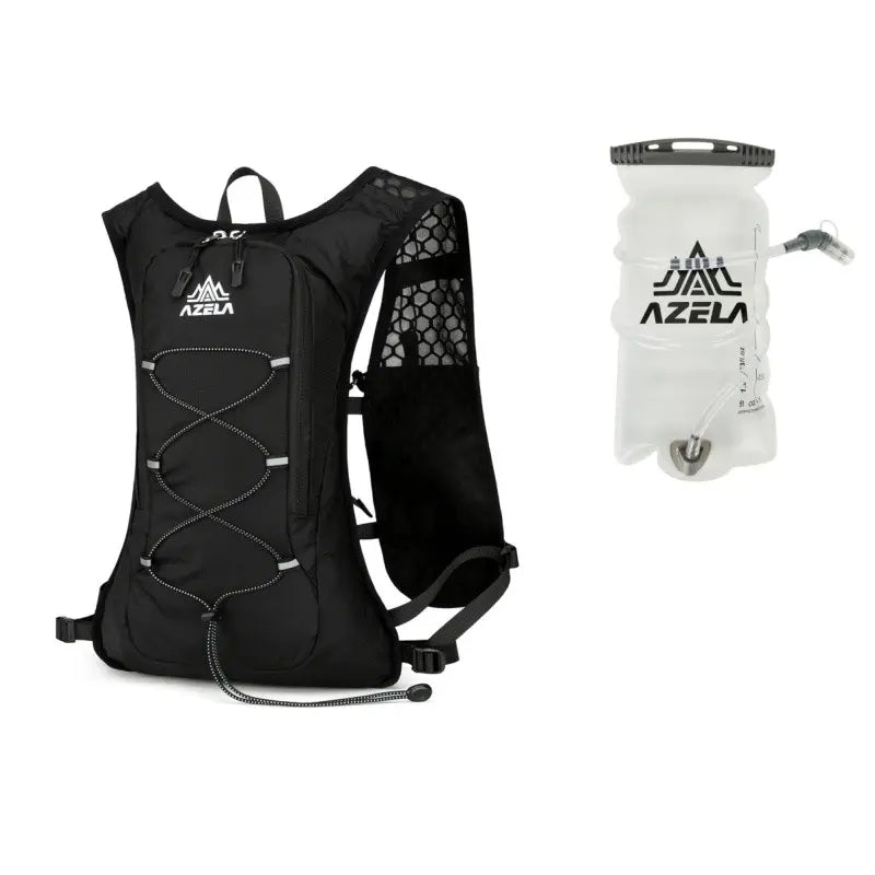 Azela Unisex Running Vest with 1.5L Hydration Pack, Lightweight Moisture-Wicking, Ideal for Hiking, Trail Running, Skiing, Camping, Biking, Marathons