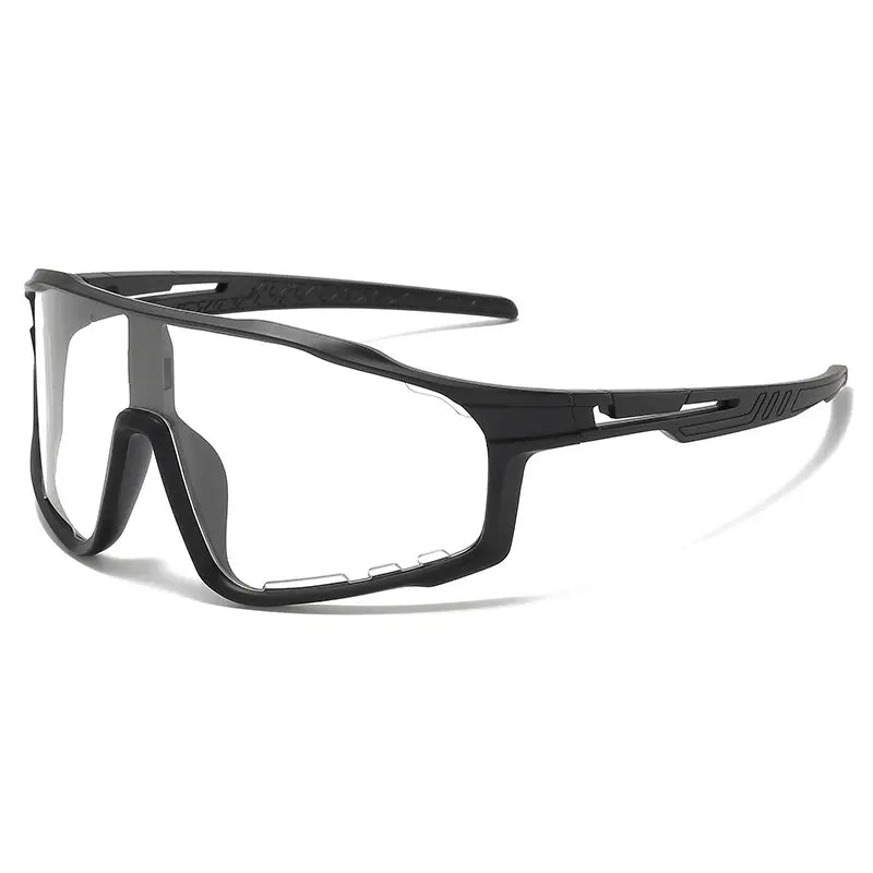 Uv-Protective Sunglasses for Hiking & Cycling - Windproof, Changes Color in Response to UV Intensity; the Stronger the UV Light, the Deeper the Color Change.Sand-Resistant Sports Eyewear with Versatile, Stylish Photochromic Lenses