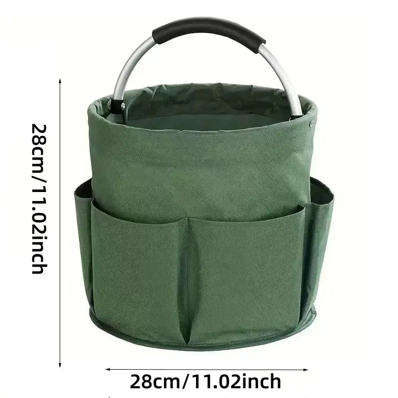 Foldable Multi-Pocket Picnic Storage Basket, Portable Laundry Bag, Outdoor Camping Travel Organizer, Large Capacity Waterproof Storage Bin, Multiple Colors Available, Outdoor Camping Supplies, Camping Accessories